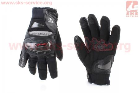 Рукавички мотоциклетні, теплі XL-Чорні (сенсорний палець) VE-192