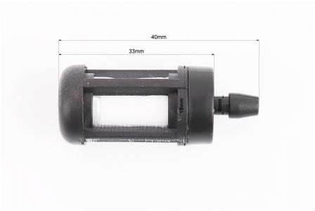 Фільтр паливний — елемент (сітка) d-5.0mm, D-18mm, L-40mm до мотокос (тримерів)