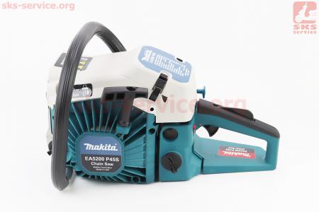 Бензопила Makita EA 5200 P45S 52cc (3,6кВт, шина 18", ланцюг 325-1,5-72зв. круг. зуб), з підкачуванням, плавний пуск