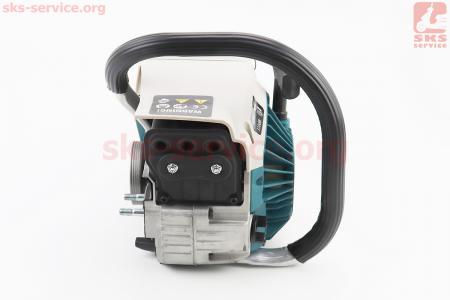 Бензопила Makita EA 5200 P45S 52cc (3,6кВт, шина 18", ланцюг 325-1,5-72зв. круг. зуб), з підкачуванням, плавний пуск