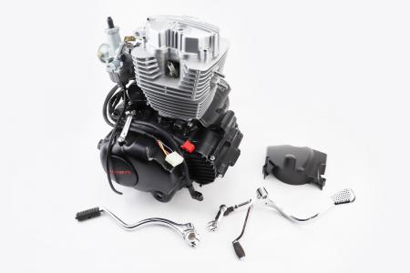 Двигун мотоциклетний в зборі CGB-200cc (164FMLR) + карбюратор (з балансувальним валом)