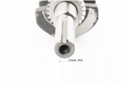 Колінвал до двигунів 168F (D шийки-30mm, H-85mm, L-255mm) під шпонку D-19mm