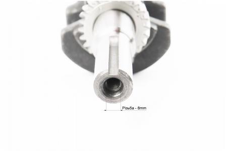 Колінвал до двигунів 168F/170F (D шийки-30mm, H-85mm, L-250mm) під шпонку D-20mm