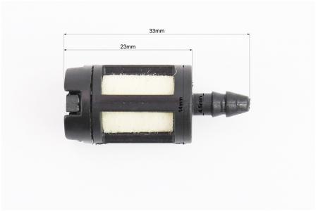 Фільтр паливний - елемент (повсть) d-4,5mm, D-14mm, L-33mm до мотокос (тримерів)