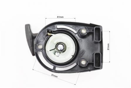 Стартер 3отв. 61,0х90,0mm "дріт - 1 зачіп" HONDA GX35 (CG438) - 4Т