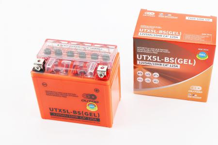 Акумулятор 12V5Ah UTX5L-BS GEL L113*W70*H107mm