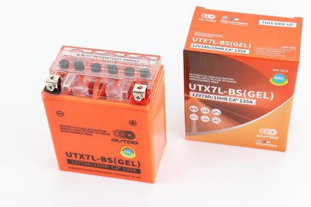 Акумулятор 12V7Ah UTX7L-BS GEL L113*W70*H132mm МОТО