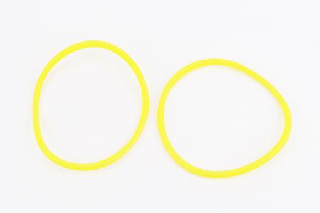 Кільце манжет ущільнювальне гільзи 75mm, жовте до двигунів R175A, к-кт 2шт