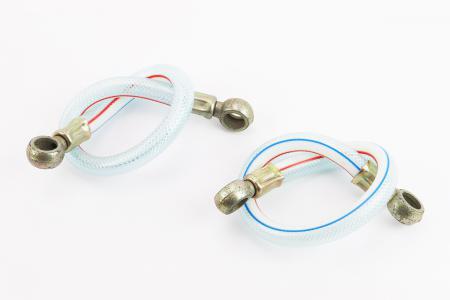 Трубка-шланг паливний L-340mm, к-кт 2шт до двигунів R175/180N/190N/195NM та їх аналогів