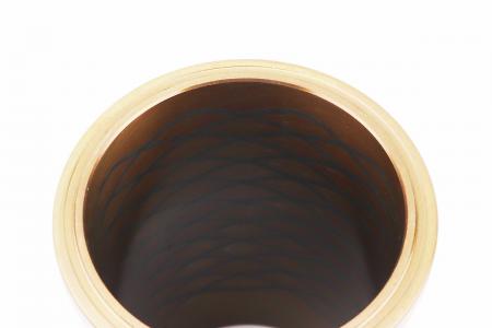 Гільза циліндра до двигунів R190N H-160mm, Dпоршня-90mm, Dвінця-108,75mm, Dверх.пояс-104,75mm, Dниж.пояс-103mm, жовта, з насічкою