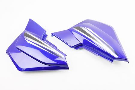 Пластик бічний середній лівий, правий, комплект 2 шт., синій, до мотоцикла Viper V150A