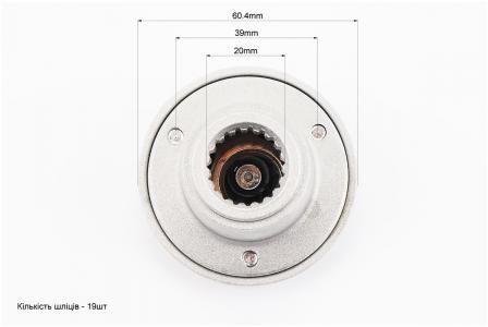 Масляний фільтр до мотоцикла CB125-300 (великий, двочастинний) ZHENGHE