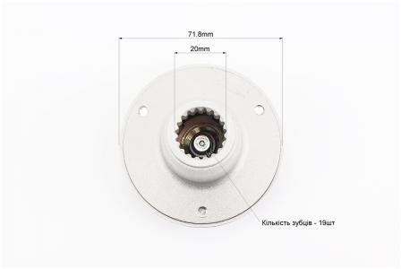 Масляний фільтр до мотоцикла CB125-300 (малий, дві частини) ZHENGHE