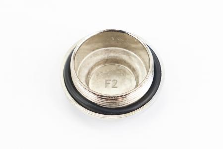 Кришка головки циліндра до мотоцикла CB125-300, різьба 35 мм, хром, ZHENGHE