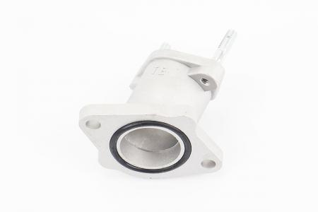 Патрубок карбюратора до мотоцикла CB125-300 (металевий, тип 2) ZHENGHE