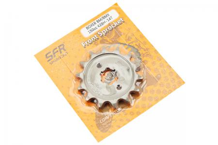 Зірка передня до мотоцикла BAJAJ BOXER BM, BMX 150cc, 428H-14T, JZ551004