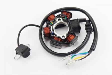 Статор магнето до мотоцикла 125-150 см3 4T (6 котушок, роз'єм мама 3+2) FENGRI