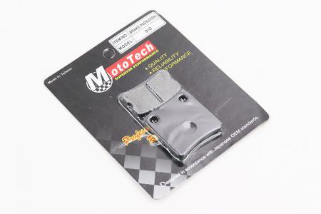Гальмівні колодки дискові до скутера Honda DIO 50, Tact 50, Daelim GZ50, SYM Orbit 50 та квадроцикла KYMCO MXU 400, к-кт 2 шт Mototech