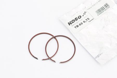Кільця поршневі до скутера Honda DIO65 43 мм +0,75 (внутрішні замки) KOSO