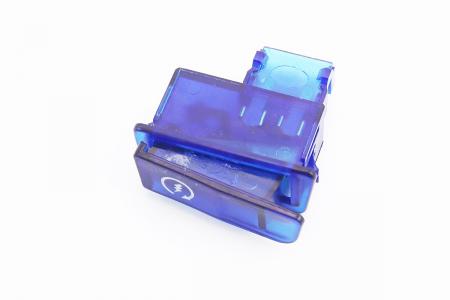 Кнопка стартера до скутера LEAD/GY6, синя, PRC