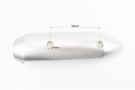 Накладка глушника до скутера Yamaha JOG (SA01/SA04/SA12/SA16), сірий, PRC