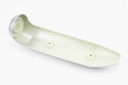 Накладка глушника до скутера Yamaha JOG (SA01/SA04/SA12/SA16), сірий, PRC