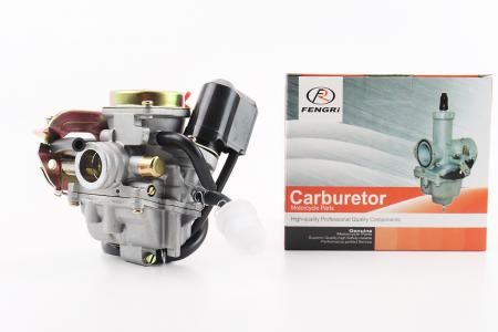 Карбюратор до скутера 50-100сс 4T (в зборі, металева кришка) FENGRI