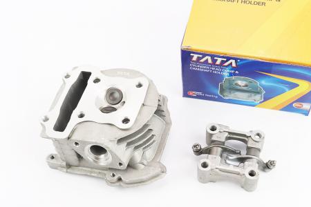 Головка циліндра у зборі 44 мм до скутера 60cc (клапани, сідло) TATA