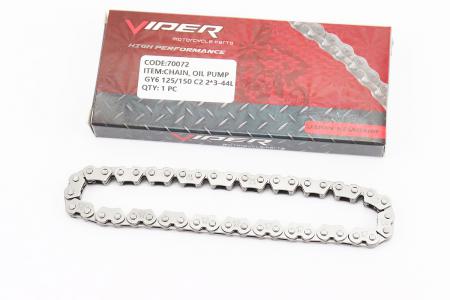 Ланцюг масляного насоса до скутера GY6 125/150 2х3-44L Viper