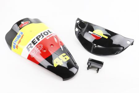 Пластик до скутера Honda DIO AF-34, пофарбований набір 5 деталей TUNING PRC