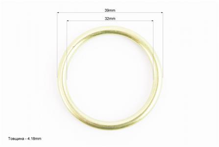 Прокладка глушника до мотоцикла CB125-300, 39×32 мм, металева, 10 шт Viper
