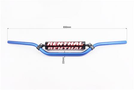 Кермо до мотоцикла d22 мм, L805 мм, з буфером, синій RENTHAL
