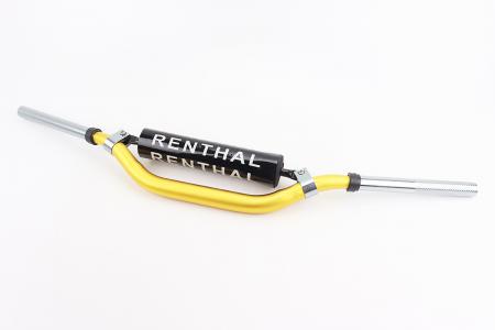 Руль до мотоцикла D28 мм L800 мм з буфером, золотий RENTHAL