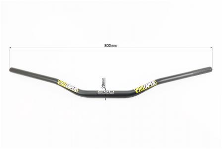 Кермо до мотоцикла d28 мм L800 мм, чорний PROTAPER