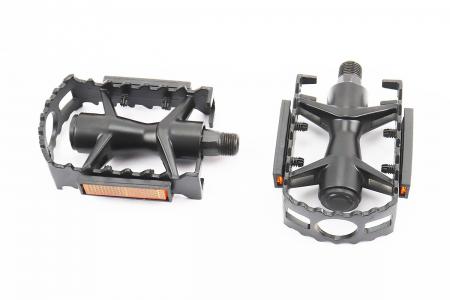 Педалі до велосипеда MTB 9/16" (100x66x25 мм), алюмінієві, чорні PRC