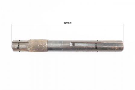 Піввісь до мотоблока M175/195N, 6 шліців, L-350 мм, D-39 мм, Viper