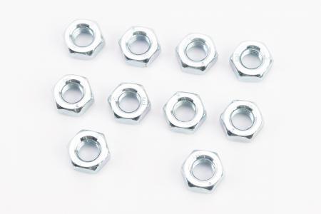 Гайка метрична 6-гранна M10×1.5 DIN 934, комплект 10 шт, Україна
