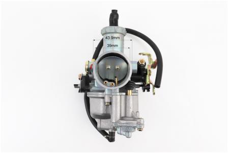 Карбюратор до мотоцикла CB125-300 PZ30 d=30 ручна заслінка з прискорювальним насосом KEIHIN