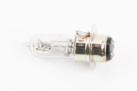 Лампа фари до мотоцикла P15D-25-1 12V 18/18W PRC (уцінка, заводський дефект)