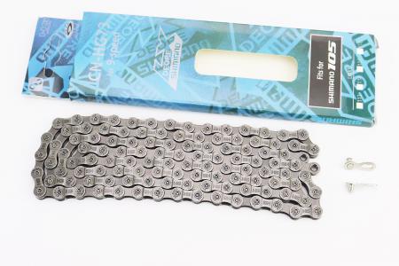 Ланцюг приводний до велосипеда 1/2x11/128x116L 9 швидкостей CN-HG53/73 Deore SHIMANO (НЕ оригінал)