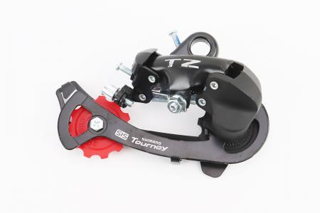 Перемикач задній до велосипеда Tourney RD-TZ50 6 швидкостей, кріплення болт, SHIMANO (неоригінал)