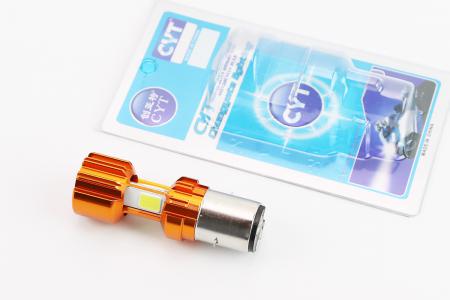 Лампа фари світлодіодна BA20D LED-4 до скутера CYT