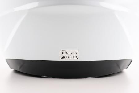 Відкритий мотошолом до мотоцикла BLD-708 S (55-56 см), білий глянець BLD