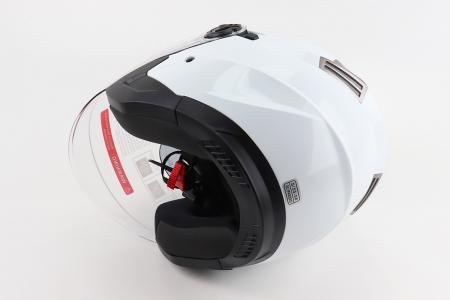 Відкритий мотошолом до мотоцикла BLD-708 S (55-56 см), білий глянець BLD