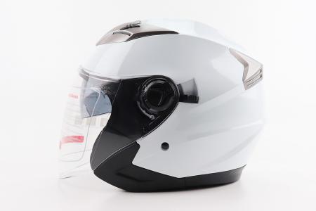 Відкритий мотошолом до мотоцикла BLD-708 S (55-56 см), білий глянець BLD