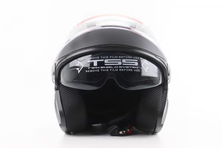 Шолом відкритий до мотоцикла/скутера BLD-708 S (55-56 см), чорний матовий