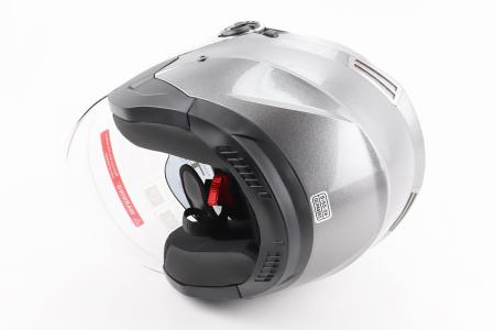 Шолом відкритий до скутера та мотоцикла BLD-708 S (55-56 см), сірий глянець