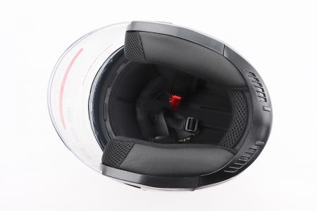 Відкритий шолом до скутера BLD-708 M (57-58 см), чорний-синій BLD