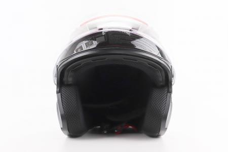 Відкритий шолом до скутера BLD-708 M (57-58 см), чорний-синій BLD