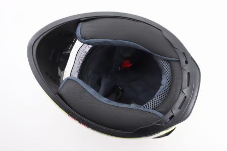 Інтегральний шолом до мотоцикла BLD-M61, M (57-58 см), чорний-сірий Buffalo, BLD